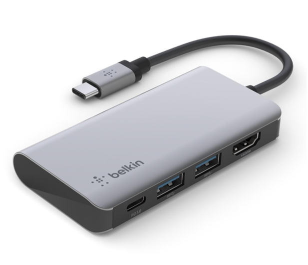 BELKIN Adapter USB-C 4in1 Multiport AVC006btSGY - 1121660 - zdjęcie